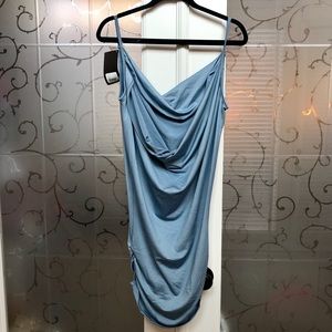 💯🆕 E SPIRAL- Sky Grey Blue Dress